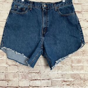 Levis 560 vintage cut off jean shorts
